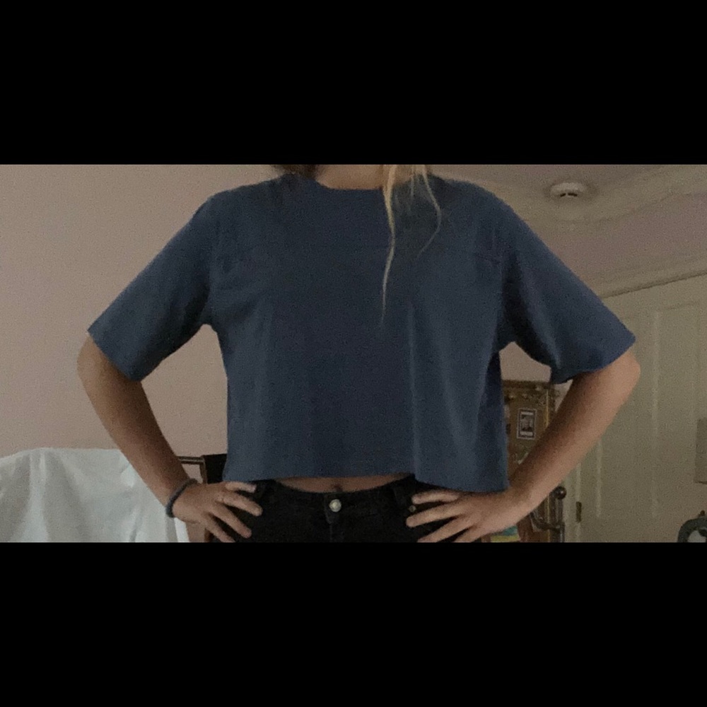 Dark blue soft tee